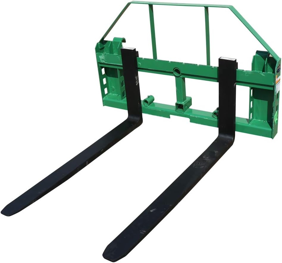 Heavy Duty Pallet Fork Frame and 48" Fork Blades with 2" Trailer Receiver Hitch O269266
