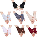 7 Pairs Summer Fingerless Gloves Y822191