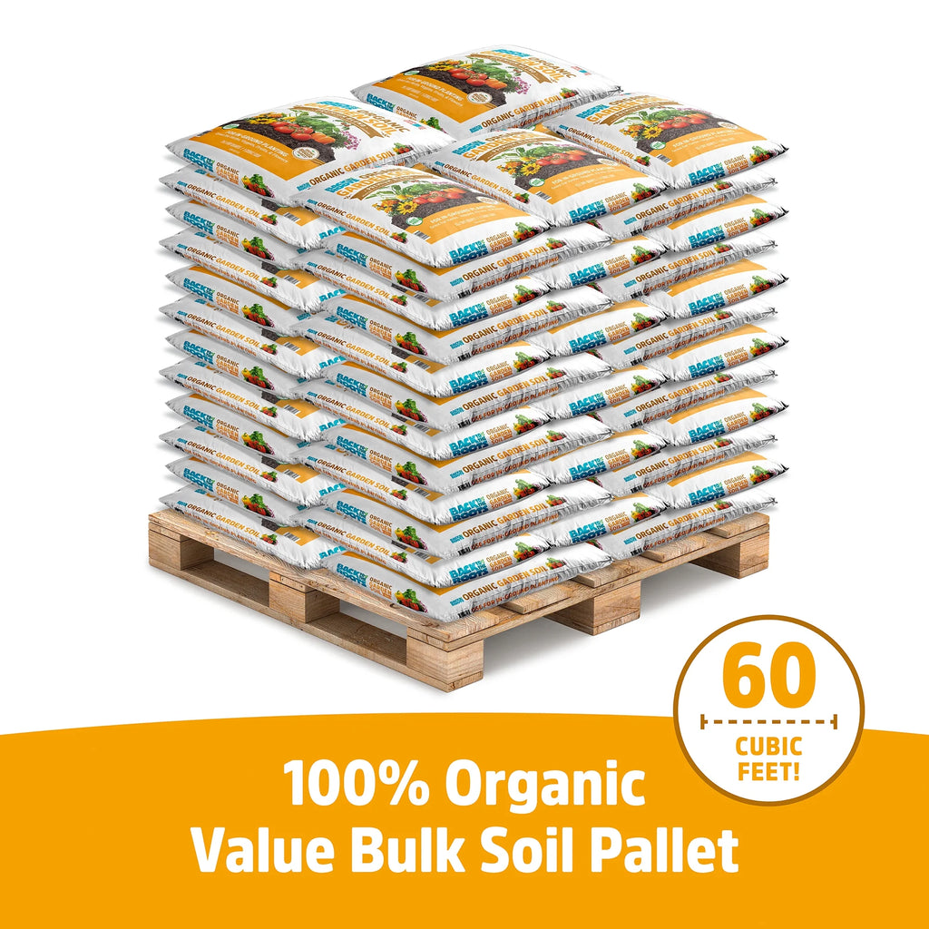60 1 cu. ft. Bags Organic Garden Soil W71139