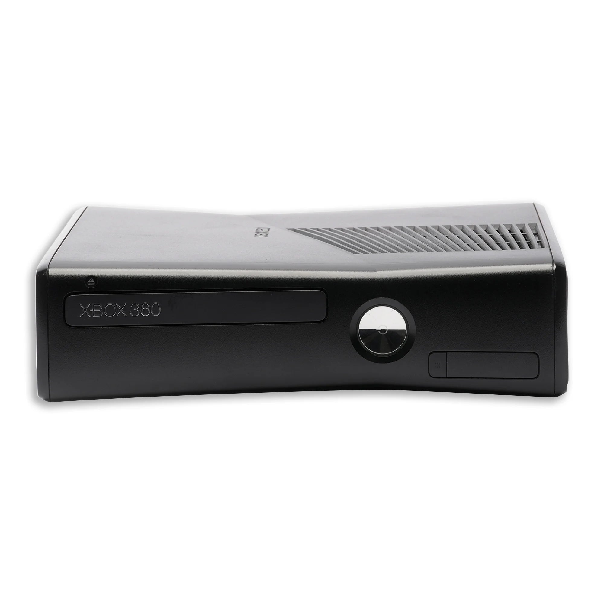 Restored Xbox 360 S 250GB Game Console Black with 2 Black Controllers Z57349