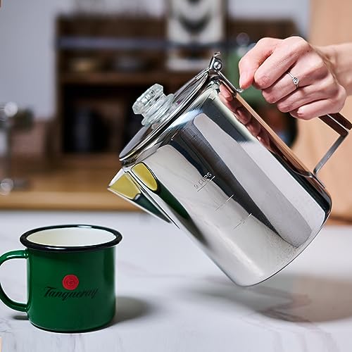 Stainless Steel Stovetop Coffee Percolator (9 Cups) Q232055