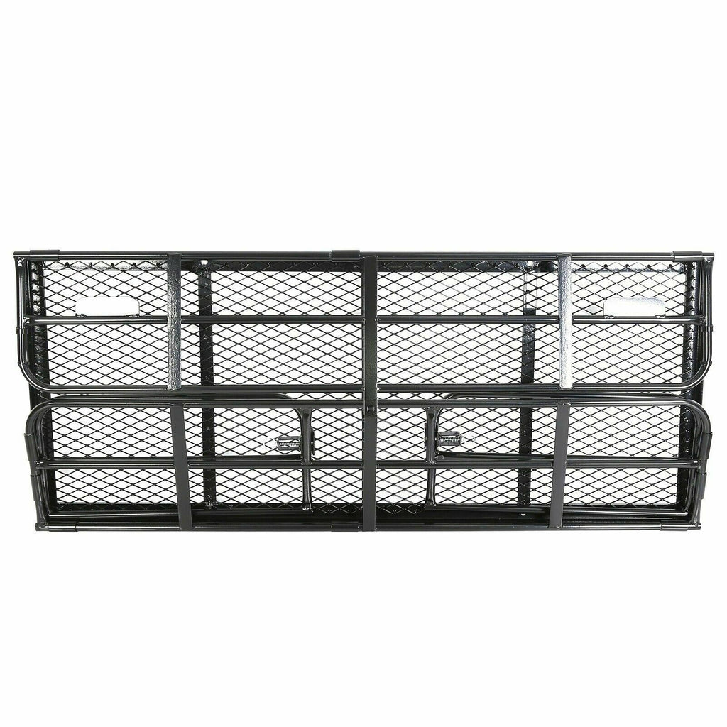 Multifunctional Folding Hitch-Mount Cargo Carrier Basket Luggage Rack U222393
