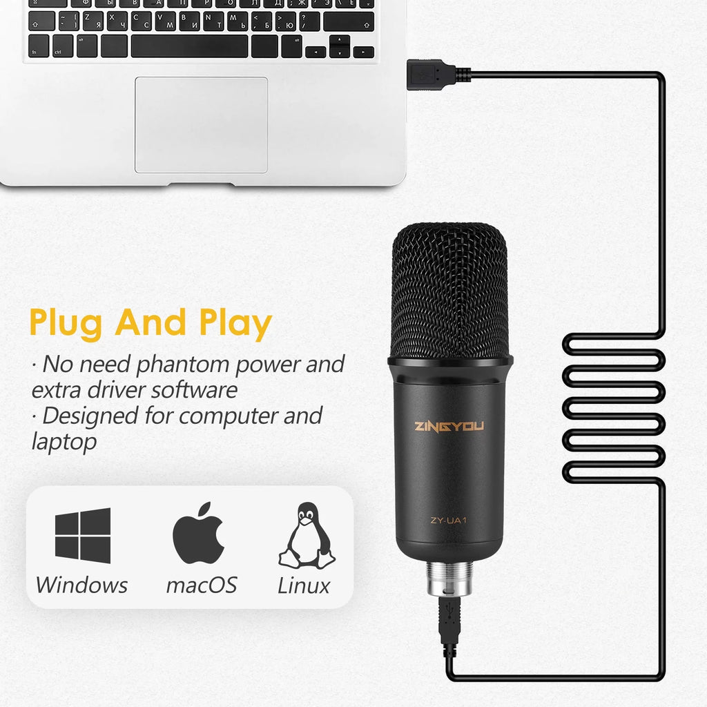 UA1 USB Condenser Microphone Set M67221