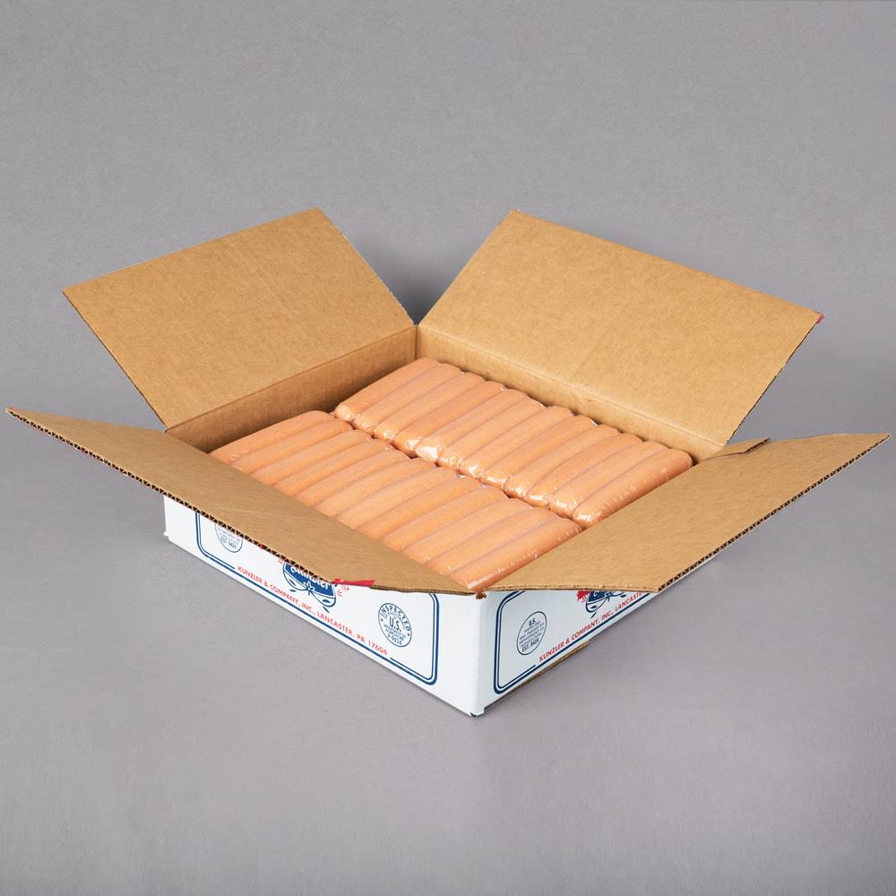 8/1 Jumbo Meat Franks - 96/Case N760