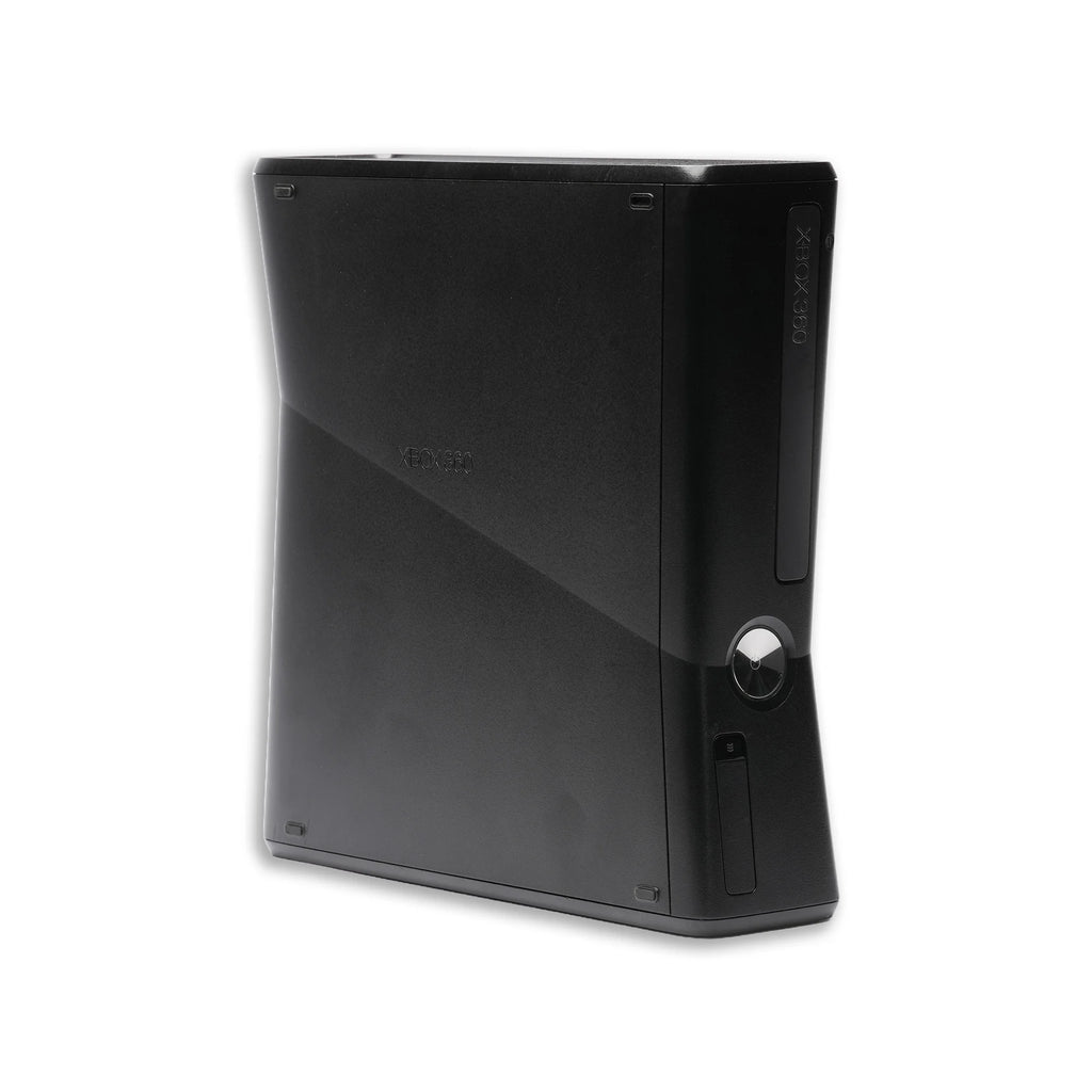 Restored Xbox 360 S 250GB Game Console Black with 2 Black Controllers Z57349