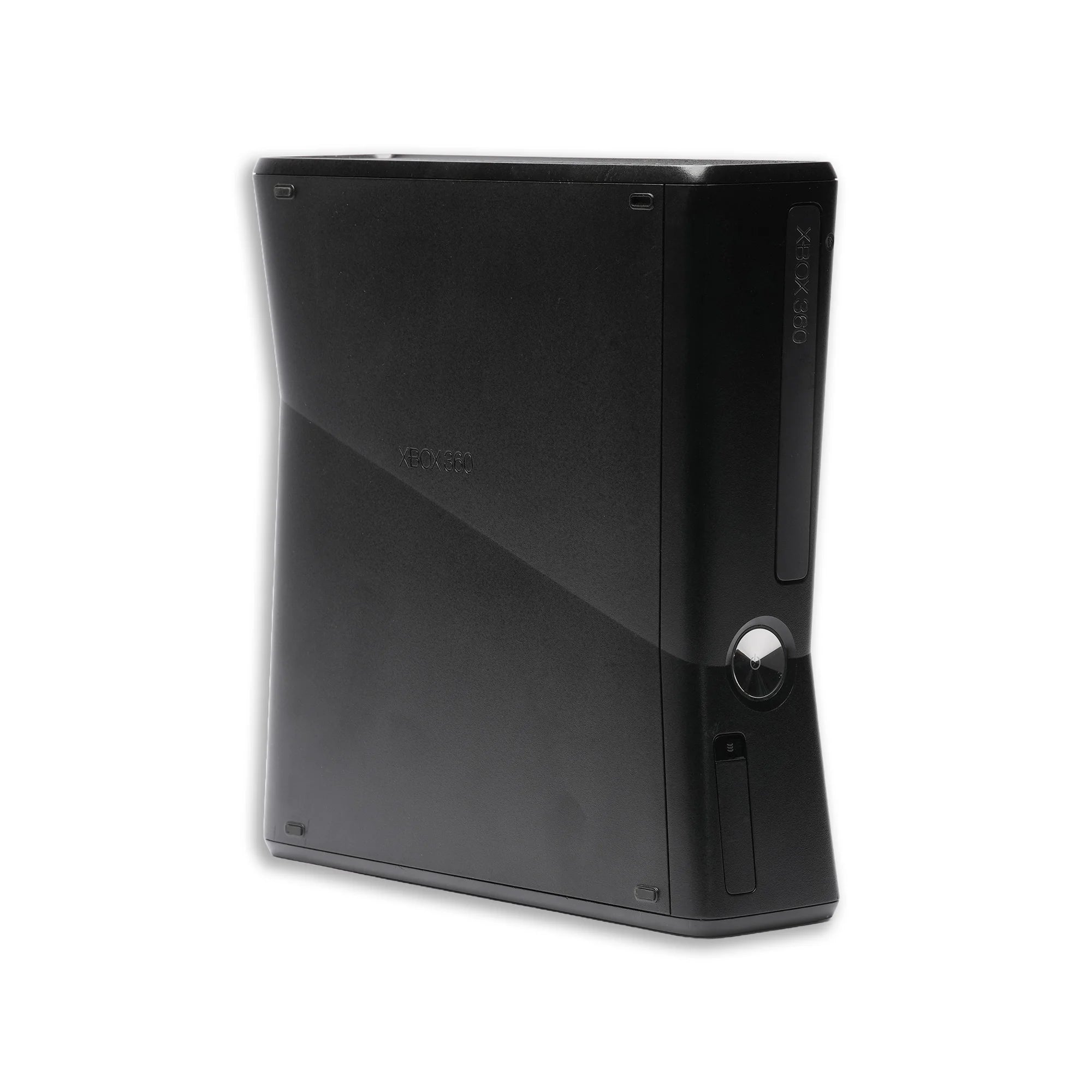 Restored Xbox 360 S 250GB Game Console Black with 2 Black Controllers Z57349