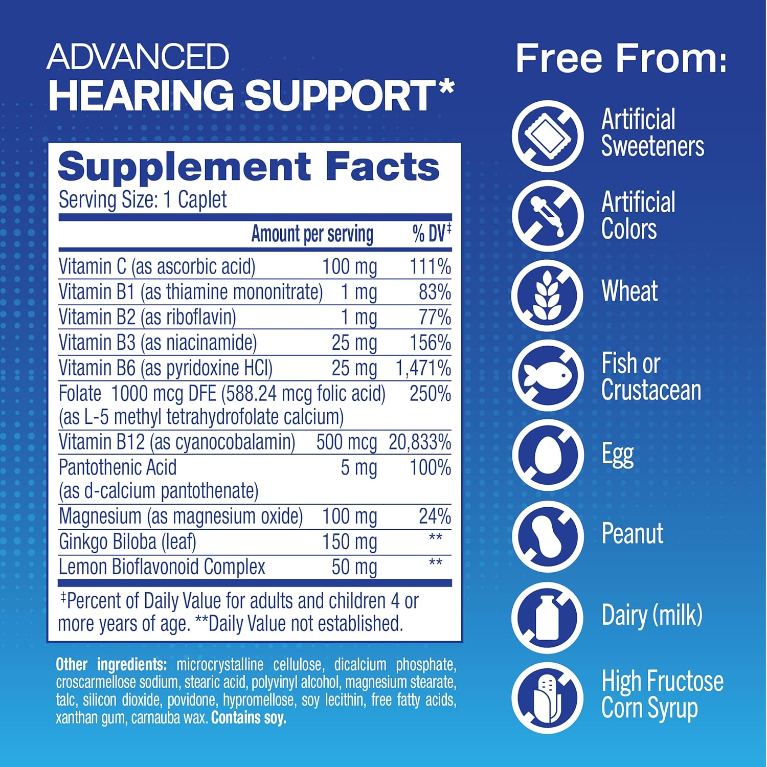 40 Caplets Multivitamin with Vitamin B & Bioflavonoids L8539