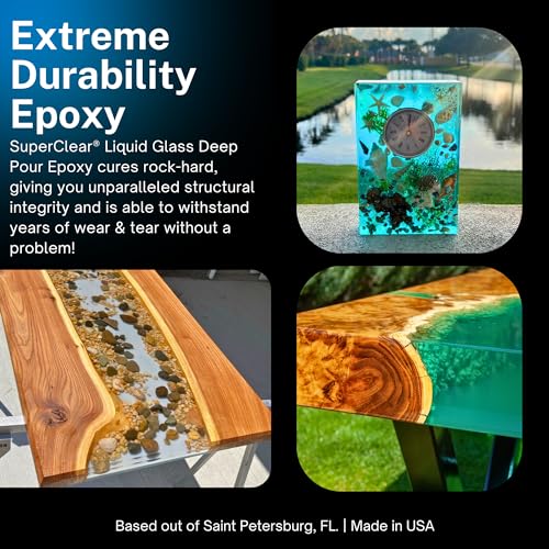 3 GL Epoxy Resin Kit, Black Diamond Mica Powder 1.5 oz Kit L59923