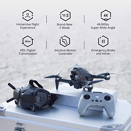 FPV Drone Combo with Remote Controller and Goggles E876869