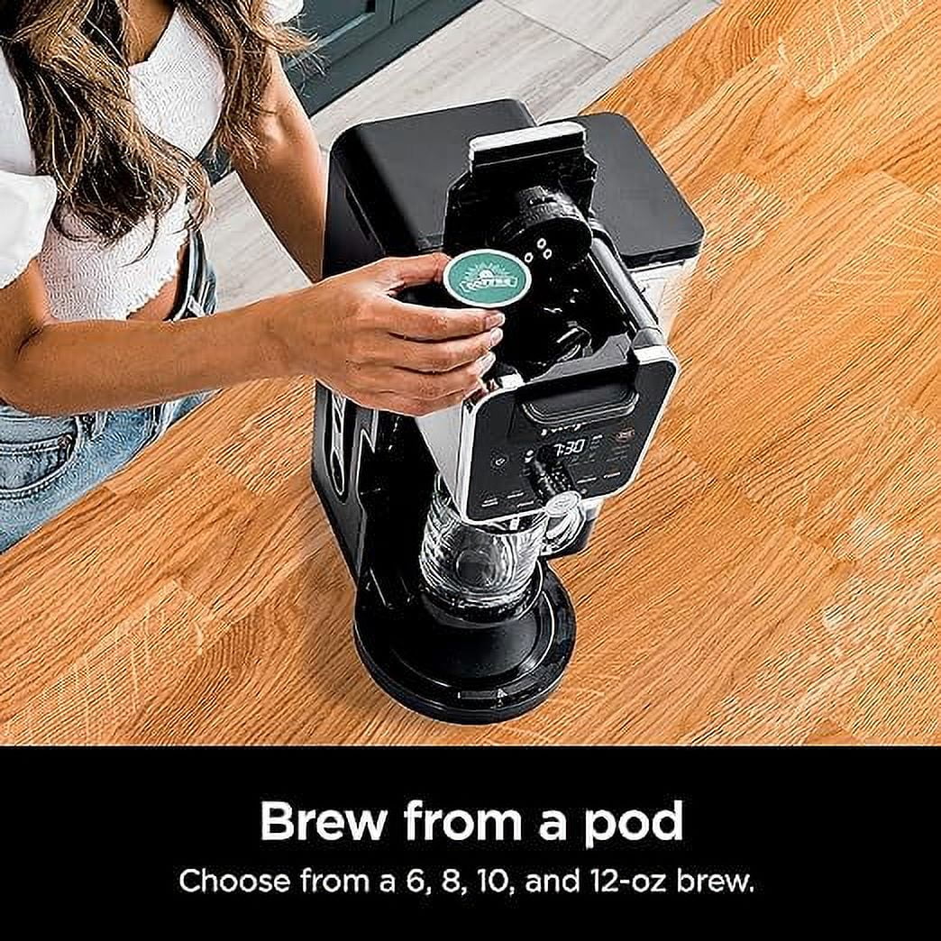 Open Box DualBrew System 12-Cup Coffee Maker 60-oz Black D1384