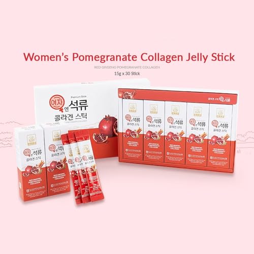 Pomegranate Collagen Jelly Stick 5.1oz 30 Count (5 Pack) E9861