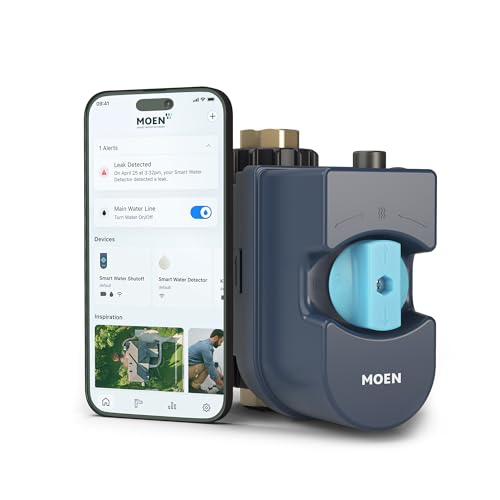 Smart Water Monitor and Automatic Shutoff Sensor for 1-Inch Diameter Pipe A4296