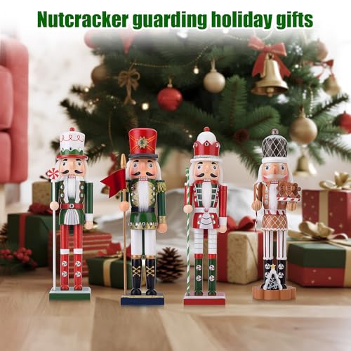 14.4 Inch Wooden Christmas Nutcracker Figure L732035