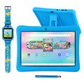 10" Android Kids Tablet and Smart Watch Bundle 64GB, Blue H604