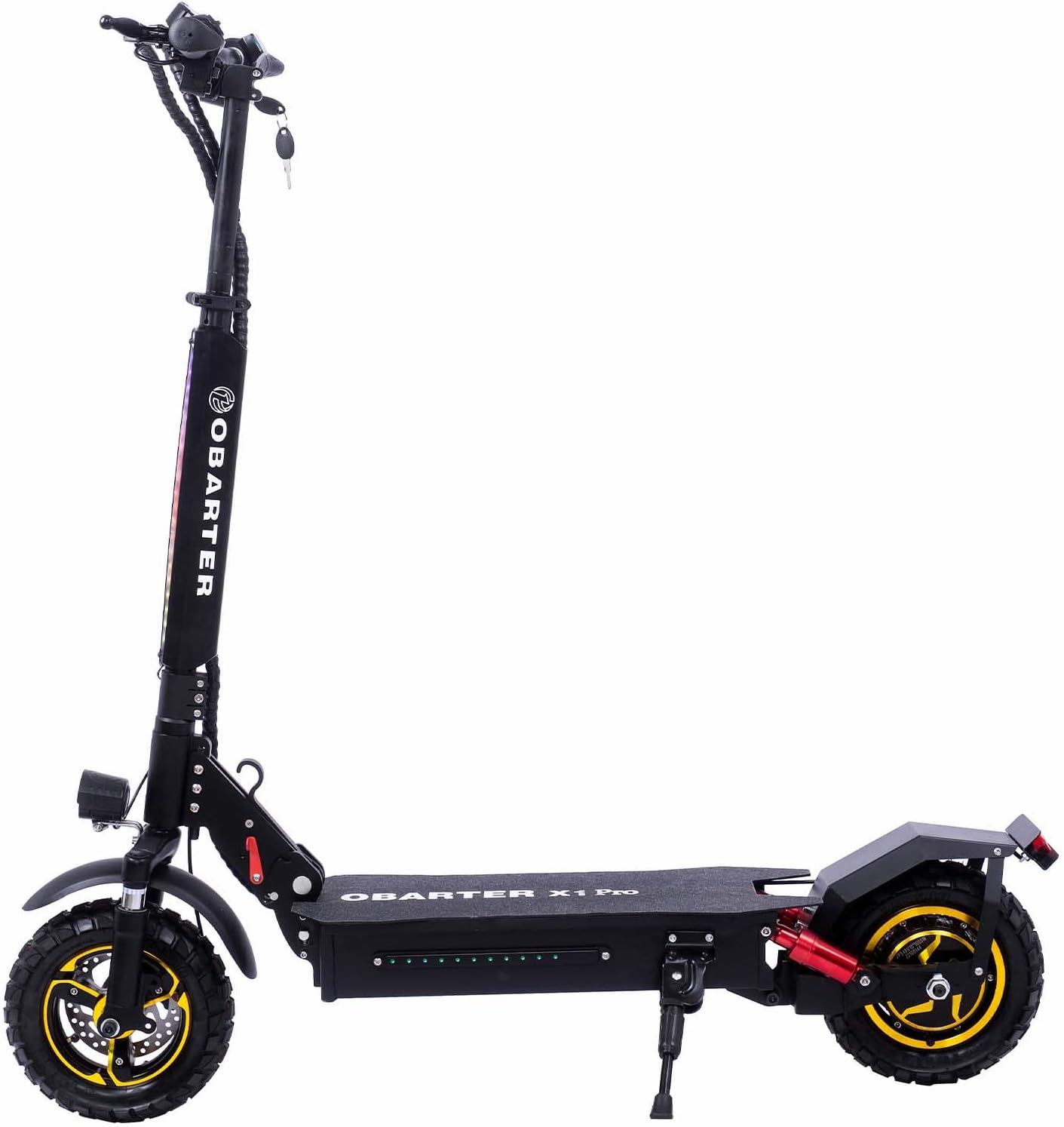 Foldable Electric Scooter 1000W Rear Drive Off-Road 10" Vacuum Tire 48V 21AH Battery B640