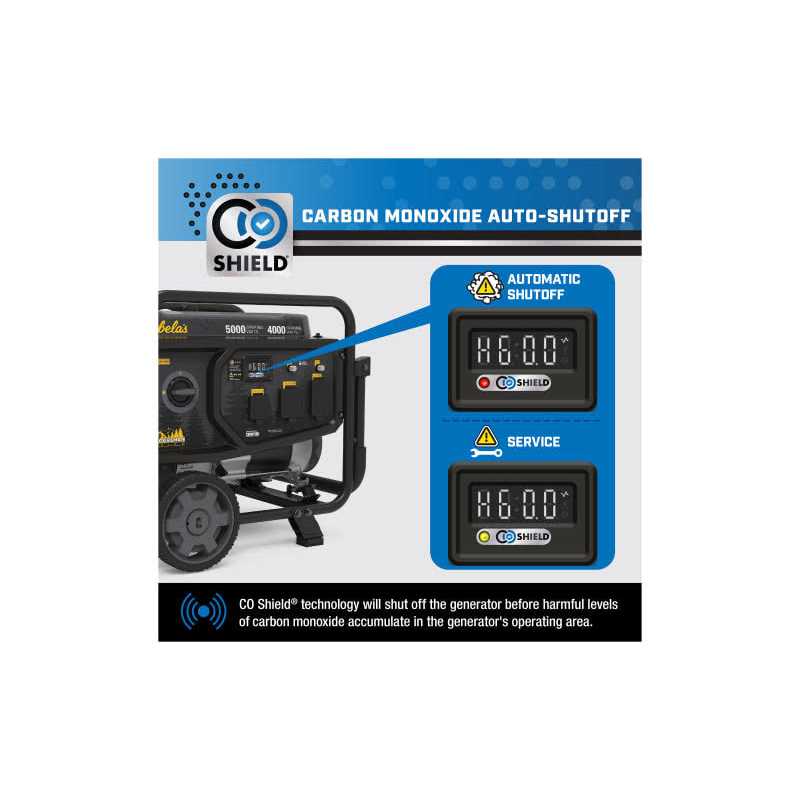 Portable Generator with CO Shield F98334