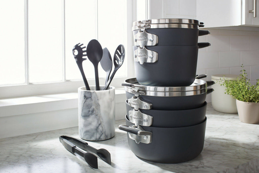 14 Piece Hard-Anodized Nonstick Cookware Set B750877