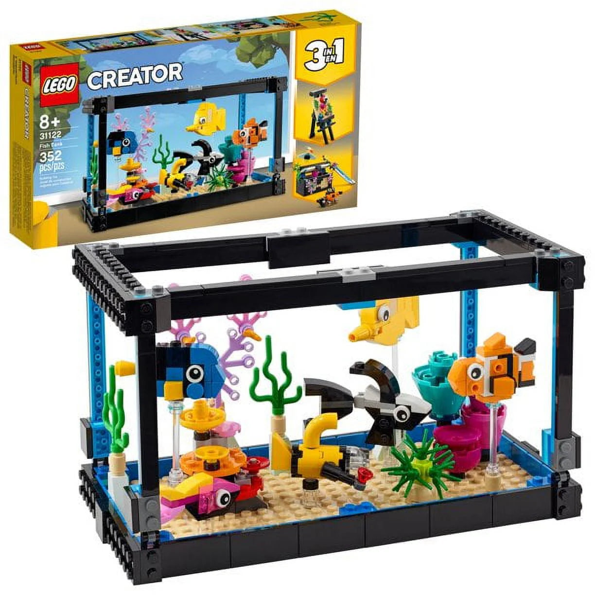 LEGO Creator 3in1 Fish Tank Building Toy (352 Pieces) R151404