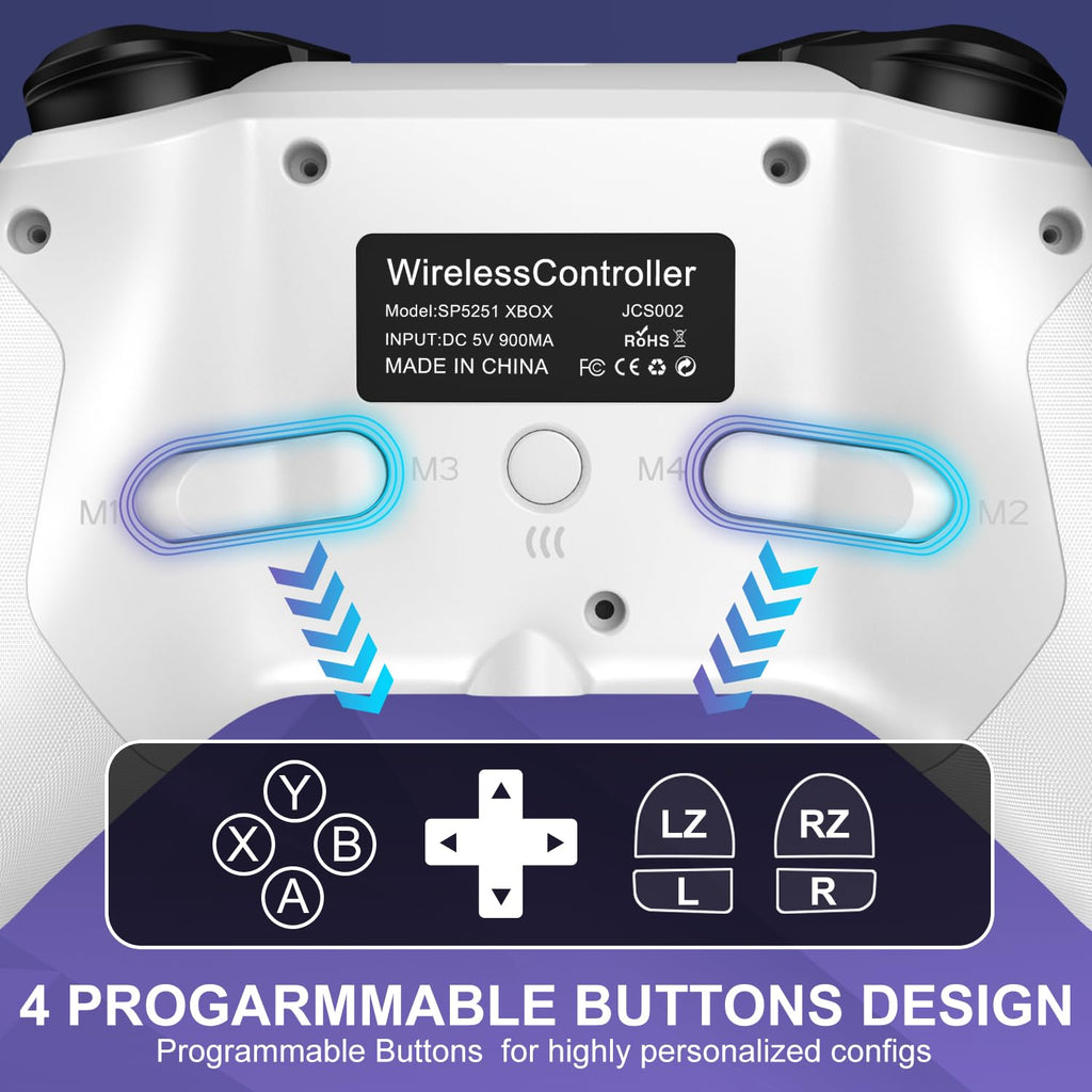 Wireless Xbox Controller with RGB LED Light T840215