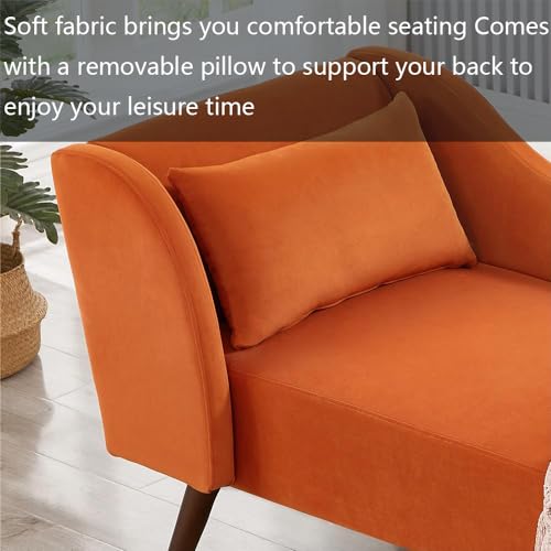 Grey Velvet Chaise Lounge with Tilting Backrest P39411