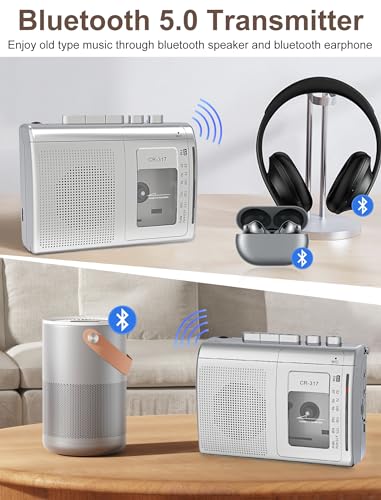 Portable Cassette Player Recorder with Bluetooth Transmitter M899