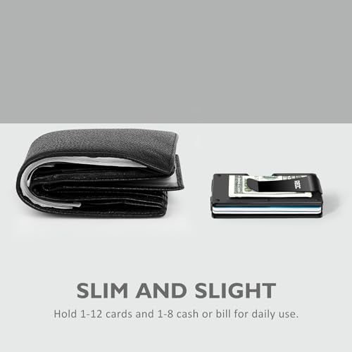 Carbon Fiber Metal Slim Wallet M734