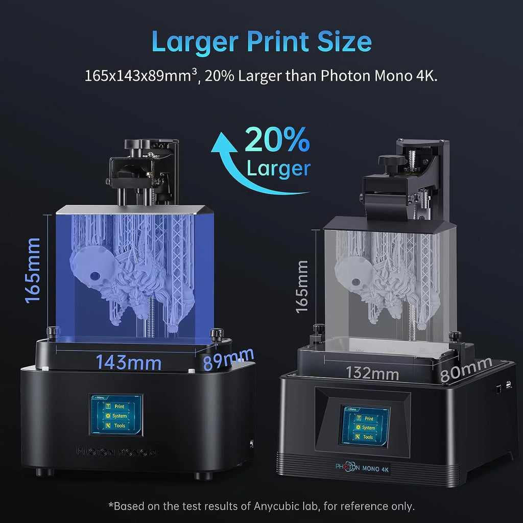 LCD 4K Resin 3D Printer with 5 KG UV Resin H443901