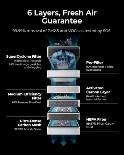 Smoke Purifier with 6-Layer Filtration U687015