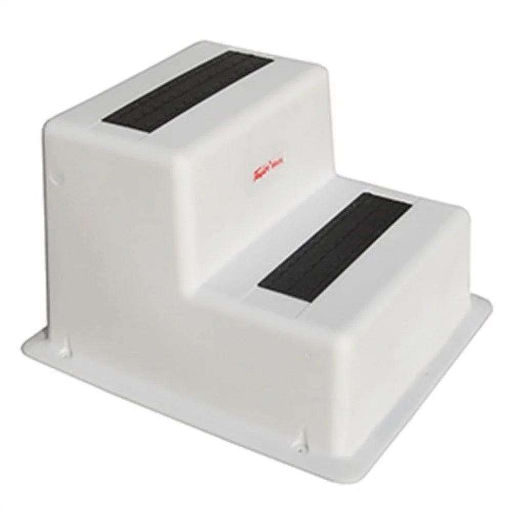White Double Tread Dock Step K761460