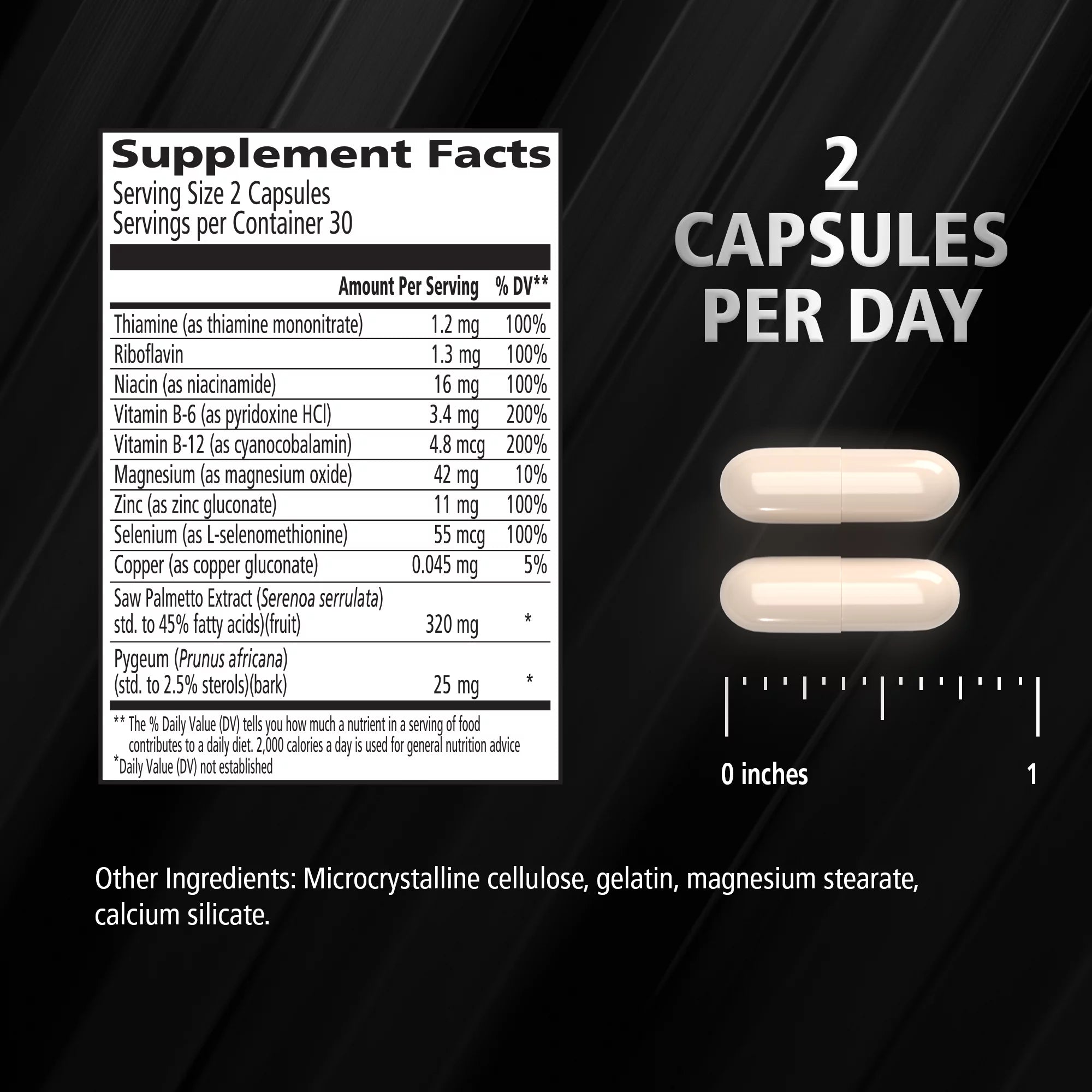 60 Ct Saw Palmetto Prostate Supplement C558