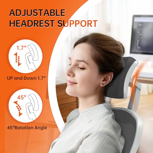 Black Ergonomic High Back Desk Chair with Flip-up Armrests B988