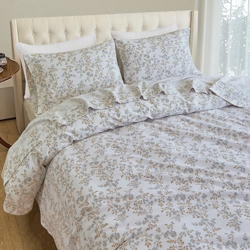 4-Piece 100% Turkish Cotton Flannel Sheet Set Queen K719719