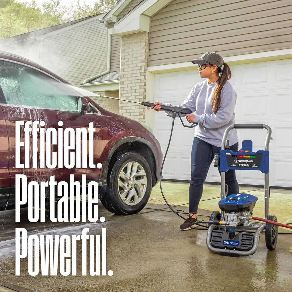 Electric Pressure Washer, 3200 PSI, 1.76 GPM, Induction Motor B985