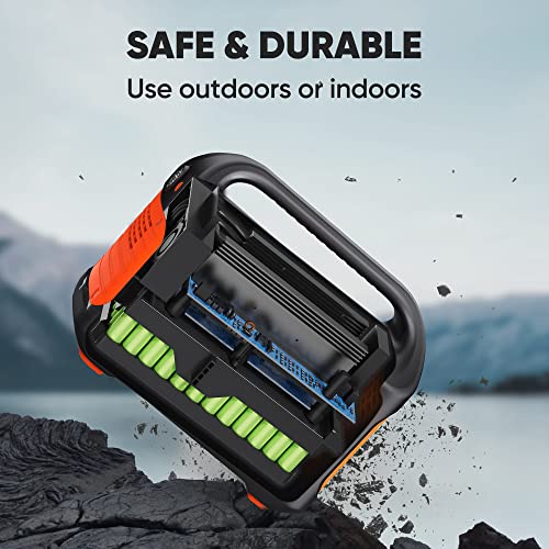 518Wh Portable Lithium Power Station with 110V/500W AC Outlet W49115
