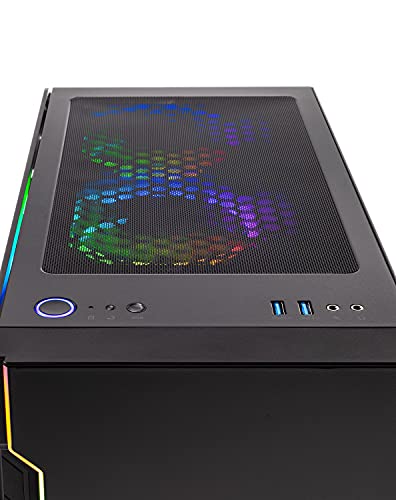Black Intel Core-i7 9700KF RTX 3060 12GB 16GB DDR4 1TB SSD Gaming PC Desktop A5259