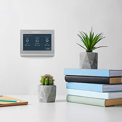Gray Wi-Fi Smart Thermostat, 7 Day Programmable, Touch Screen Z740