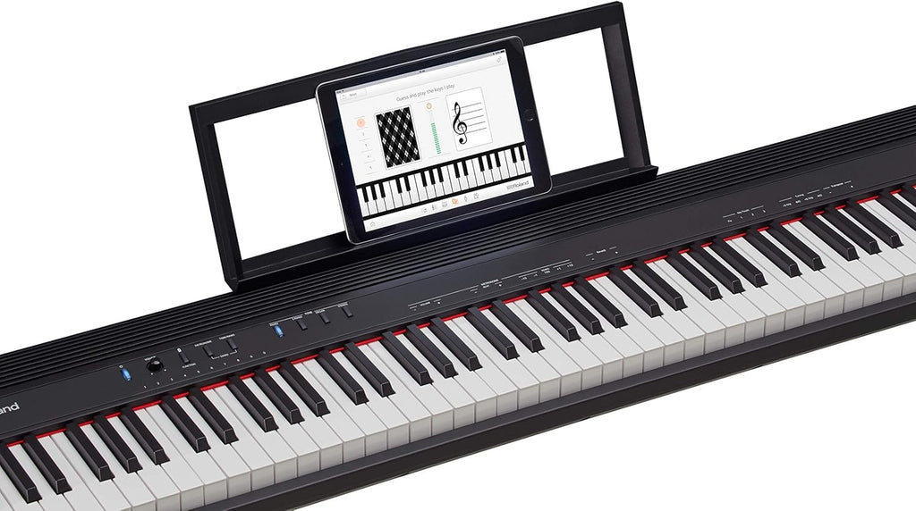 88-Key Full Size Portable Digital Piano Keyboard with Bluetooth Speakers E4906