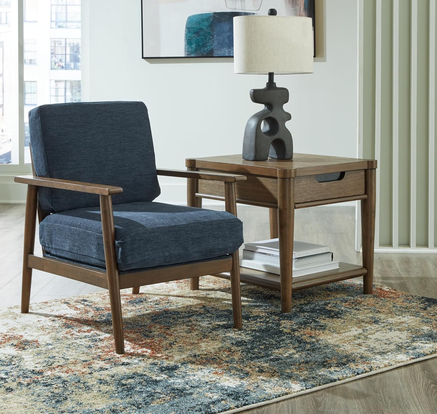 Blue Accent Chair E84853