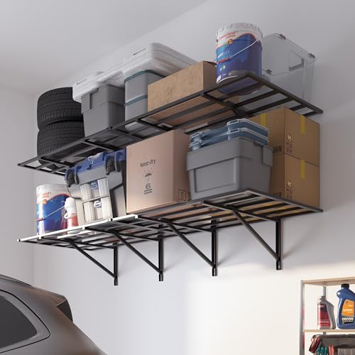 2-Pack Heavy Duty Garage Storage Shelving, 1600lbs Weight Capacity R701819