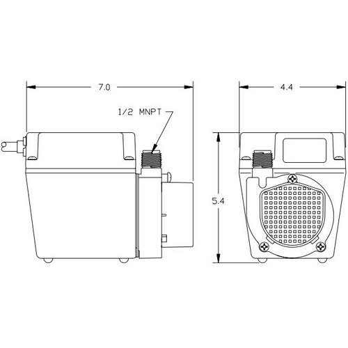 Small Submersible Pump C7231