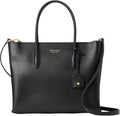 Black Medium Zip Top Satchel Handbag O1836