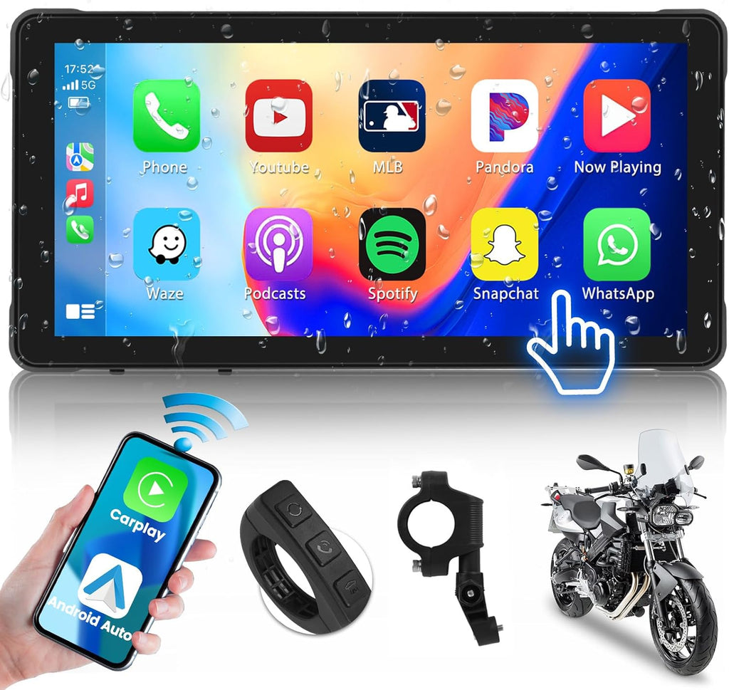 5.5'' Portable Wireless Car Play Screen with Dual Bluetooth W8121