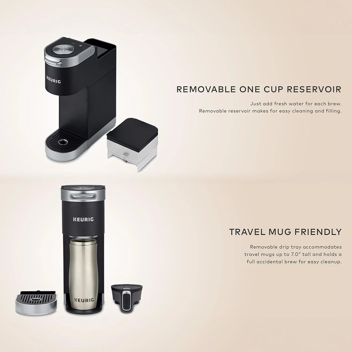 Black Single Serve K-Cup Pod Coffee Maker D9320