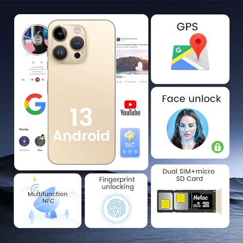 White 6GB+256GB 5G Android Cell Phone R426555
