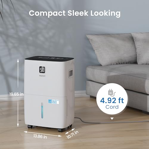 0.48 Gallon Dehumidifier with Auto or Manual Drainage C1517
