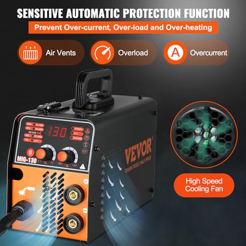 130A 3 in 1 MIG/MMA/LIFT TIG Flux Core Welder N4053