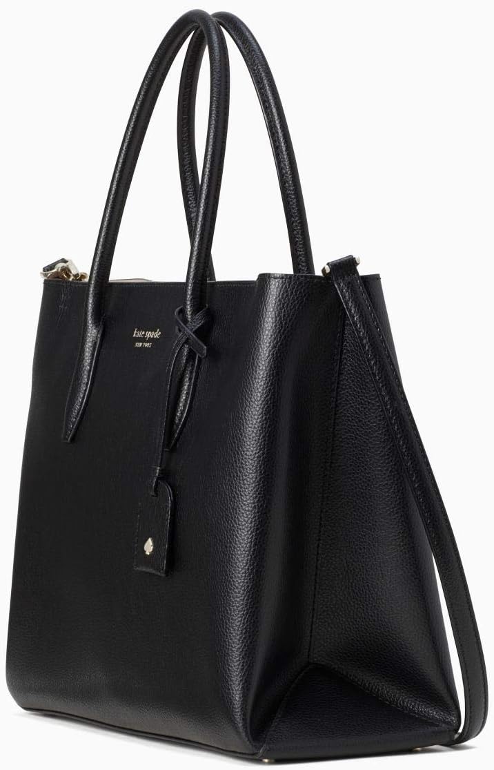 Black Medium Zip Top Satchel Handbag O1836