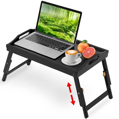 Bamboo Breakfast Bed Tray with Folding Legs O67660