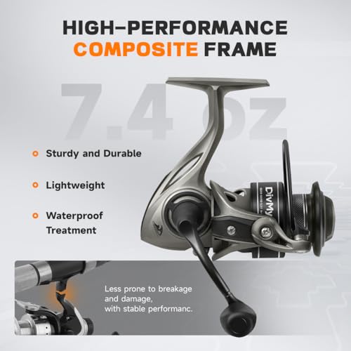 Taupe Spinning Reel, 9+1 Ball Bearings, 22lbs Max Drag, 5.2:1 Gear Ratio D1782