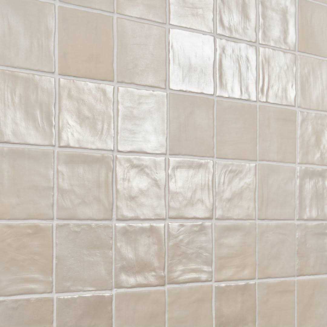 4 x 4 Satin Finish Handmade Look Wall Tile Y5286